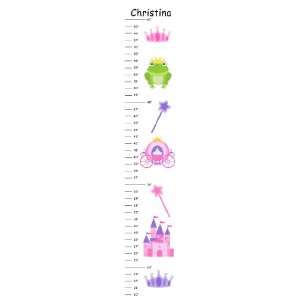 Princess Carriage Canvas Growth Chart   See store for more charts