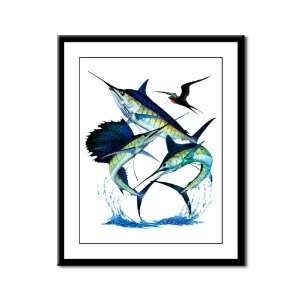   Panel Print Sailfish Swordfish and Marlin Fishing 