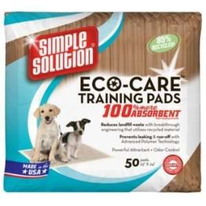    Simple Solution Eco Care Puppy Training Pads 50pk: Pet Supplies