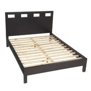  Modus Nevis Simple Platform Storage Bed in Espresso 