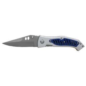  3.5 Rex 440 Stainless Steel Folding Knife   Blue