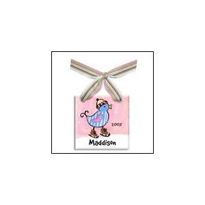  Skating Blue Bird Personalized Ornament
