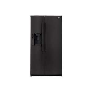  LG Black Side By Side Refrigerator: Appliances