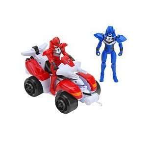 Power Rangers Jungle Fury Battle Rangers 5 and ATV Set   Red   Toys R 