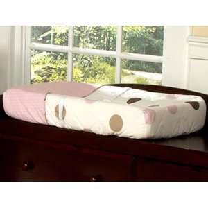  Modern Dots Pink Changing Pad Cover: Baby