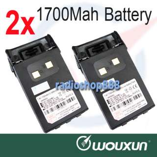   New WOUXUN ORIGINAL BATTERY ( High Capacity ) Belt Clip Included