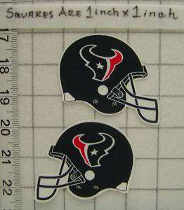 Houston TEXANS NFL Iron On Fabric Applique No Sew  