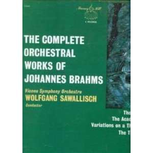  Works Of Johannes Brahms 4 Vinyl LP Record Set Johannes Brahms 