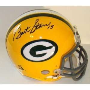 Bart Starr Signed Helmet   Proline F S JSA   Autographed NFL Helmets