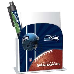  Seattle Seahawks Stationery Desk Caddy with Matching 