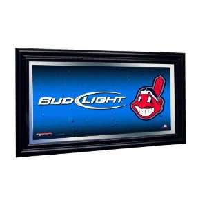  Cleveland Indians Bud Light Beer Pub Mirror MLB 