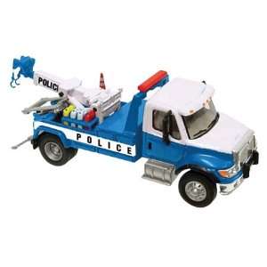   International 7000 Wrecker, Police/Blue/White BLY451427: Toys & Games