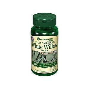 White Willow Bark 400 mg. 100 Capsules Health & Personal 