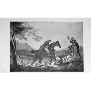  Fox Hunting Sport Horses Hounds Dogs Country 1897: Home 