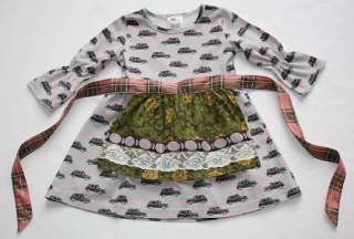 Matilda Jane Field Trip London Lap Knit Dress W/ Apron 2 2T LKNW 
