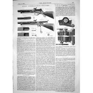  ENGINEERING 1864 POPE BREECH LOADING FIRE ARMS PLATT 