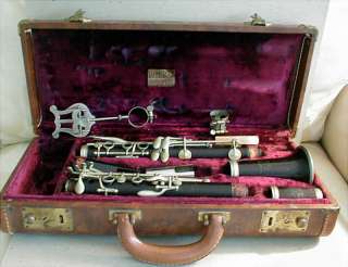   Vintage Paris Bb Clarinet with #3 Brilhart Hard Rubber Mouthpiece