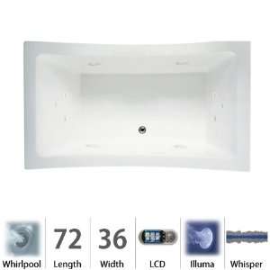 Jacuzzi ALL7236 WCR 5IW W White Allusion 72 x 36 Allusion Drop In 