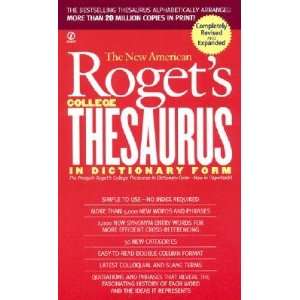  The New American Rogets College Thesaurus In Dictionary 