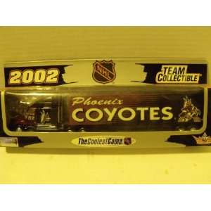 2002 NHL Phoenix Coyotes 1:80 Scale Die cast Tractor Trailer Limited 