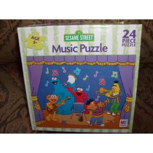  24 Piece Sesame Street Music Puzzle: Toys & Games
