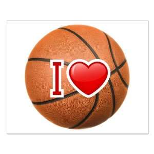  Small Poster I Love Basketball 
