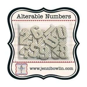   Studio Alterable Alphas Numbers; 3 Items/Order: Arts, Crafts & Sewing