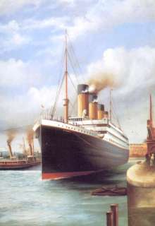 RMS Titanic, the most famous ocean liner in history.