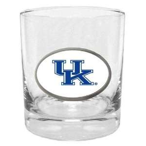  Kentucky Wildcats NCAA Team Logo Double Rocks Glass 