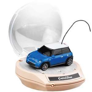  1:52 Scale Mini Cooper   Blue 27 MHz by Excalibur: Sports 
