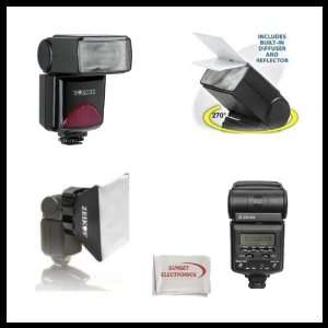 Degree Swivel D SLR Flash For The Nikon 1 J1 Mirrorless Digital Camera 