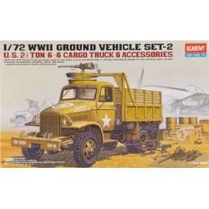   72 US 1/2 Ton Cargo Truck 6x6 (Plastic Model Vehicle): Toys & Games
