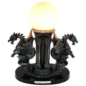    Wicked Twin Dragons Globe Table Accent Lamp: Home Improvement