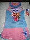 alvin and the chipmunks the chipettes 2pc girls shorts pajamas