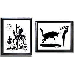 Picasso Don Quixote/ Bullfight III Framed Art Set  