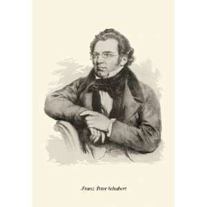  Franz Peter Schubert 16X24 Canvas Giclee