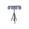 DJ PACK 4   PAR CAN 38 lights & 9 FT TRIPOD stand stage band party 