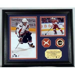 Alex Ovechkin 2008 All Star Game Used Net and 24KT Gold 