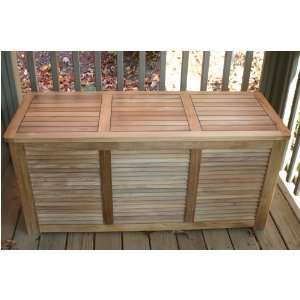  InsideOut Teak Cushion Storage Box: Patio, Lawn & Garden