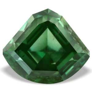  0.86 Ctw Pine Green Fancy Shape Loose Real Diamond 