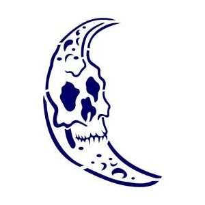  Tattoo Stencil   Skull Moon   #L287 Health & Personal 