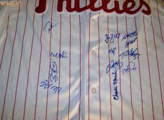   2011 Philadelphia Phillies team. This jersey was signed with a sharpie