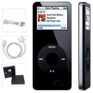  Black Apple iPod Nano 1GB  Player   1 GB w/ Warranty 