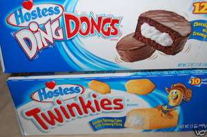 10 Twinkies and 12 Ding dongs Fresh and Fast Ship  