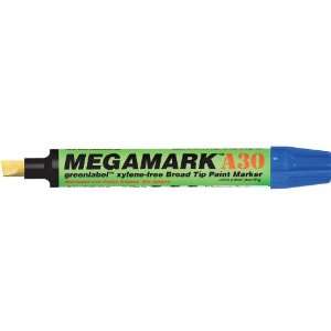  Megamark Broad Tip Paint Marker, 0.75 Diameter, 5.45 Length, Blue 