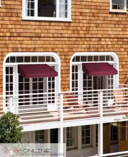 Doorway veranda porch canopy awning with UV / fade resistant fabric 
