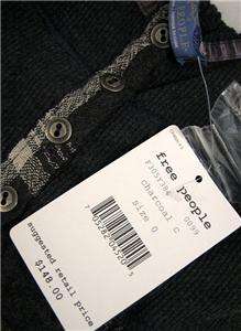   Blue Charcoal Grey Plaid Dress Jumper Slvlss Button Down $148 2  