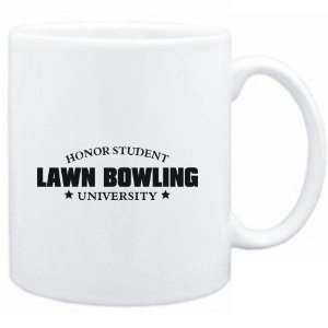  Mug White  Honor Student Lawn Bowling University  Sports 