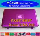 purple mcover shell case for macbook pro 13 free kb