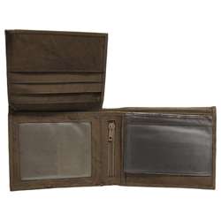 Signature Genuine Leather Bi fold Wallet  